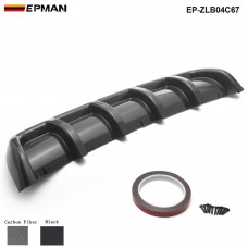  EPMAN - Car Rear Bumper Body Kit Shark Chin Spoiler Diffuser Trim Cover Universal EP-ZLB04C67 